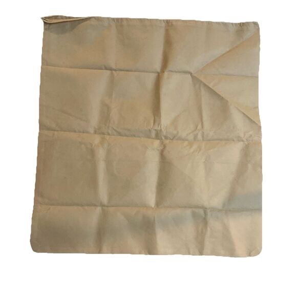 Patricia Nash Large Tan Drawstring Dust Shoe Pouch HandBag Storage (21”x22”) New - Picture 9 of 9